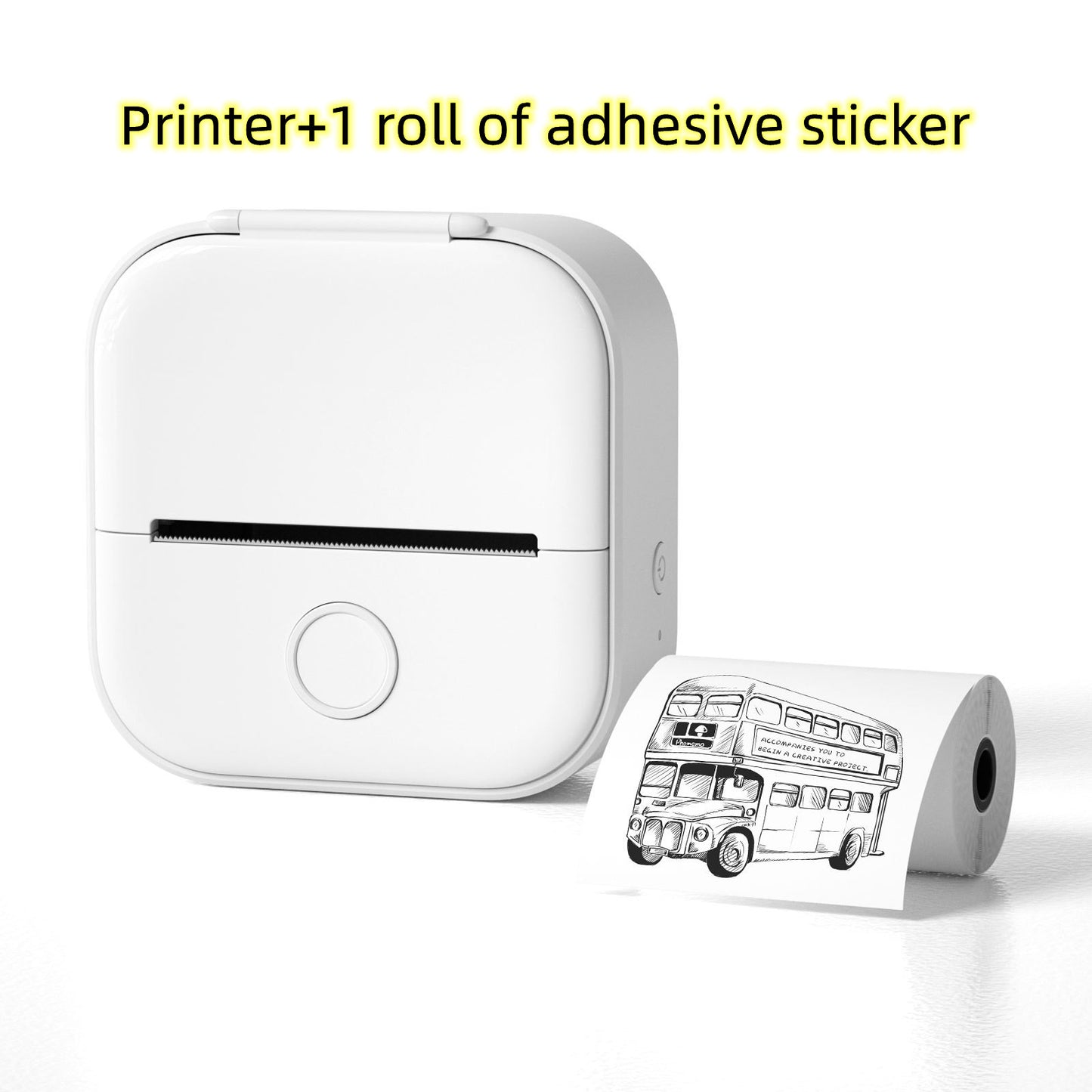 Mini Portable Thermal Label Printer Bluetooth-compatible Mini Photo Label Printer Price Tag