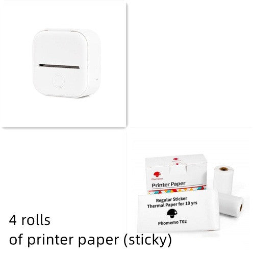 Mini Portable Thermal Label Printer Bluetooth-compatible Mini Photo Label Printer Price Tag