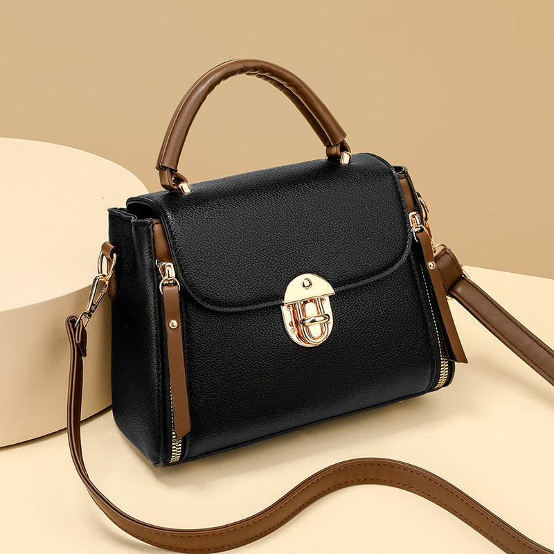 Classic crossbody bag with a lock