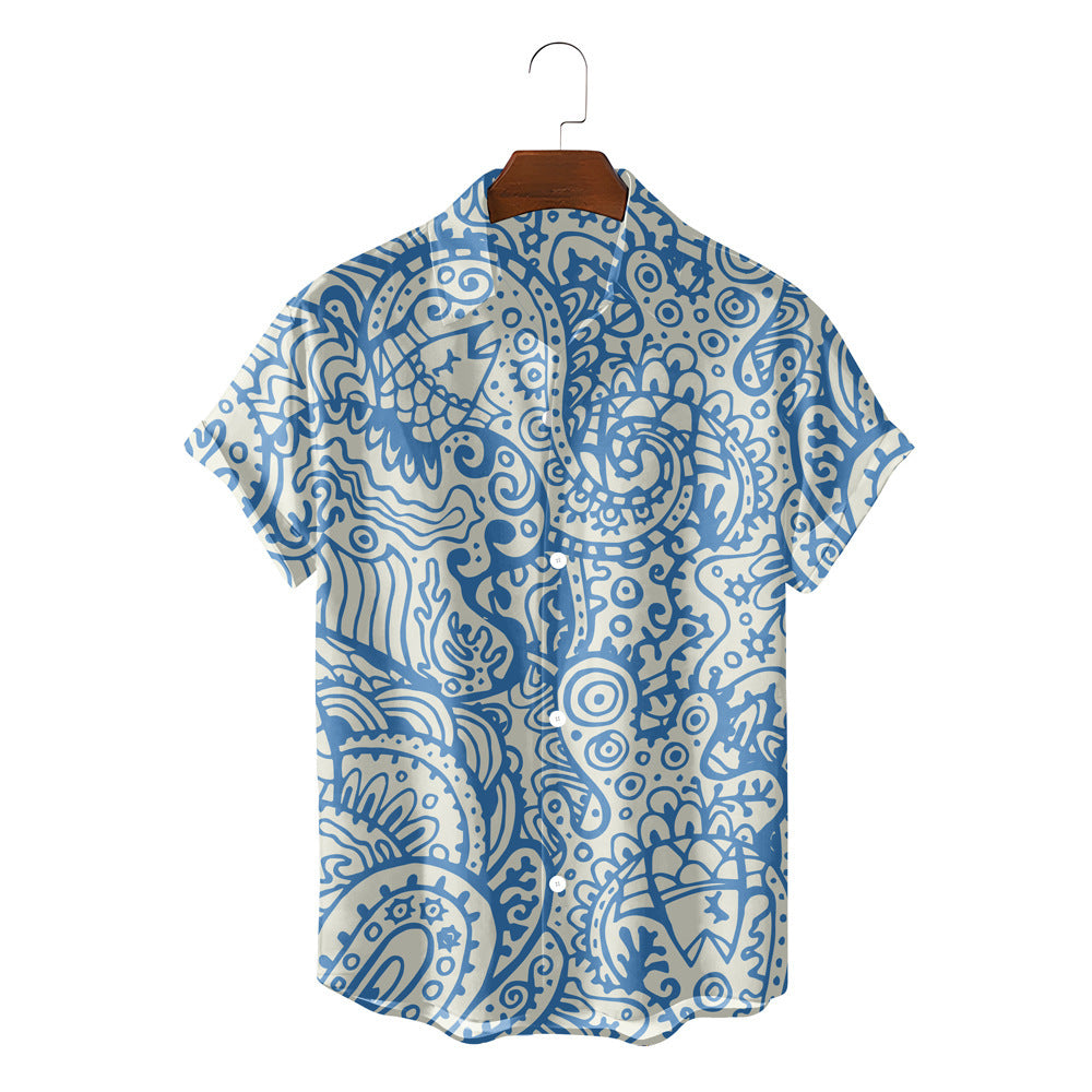 Hawaii Beach Vacation Retro Tide Shirt Men's