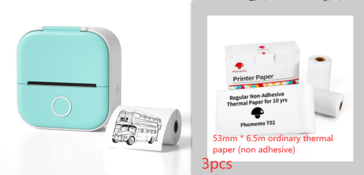 Mini Portable Thermal Label Printer Bluetooth-compatible Mini Photo Label Printer Price Tag