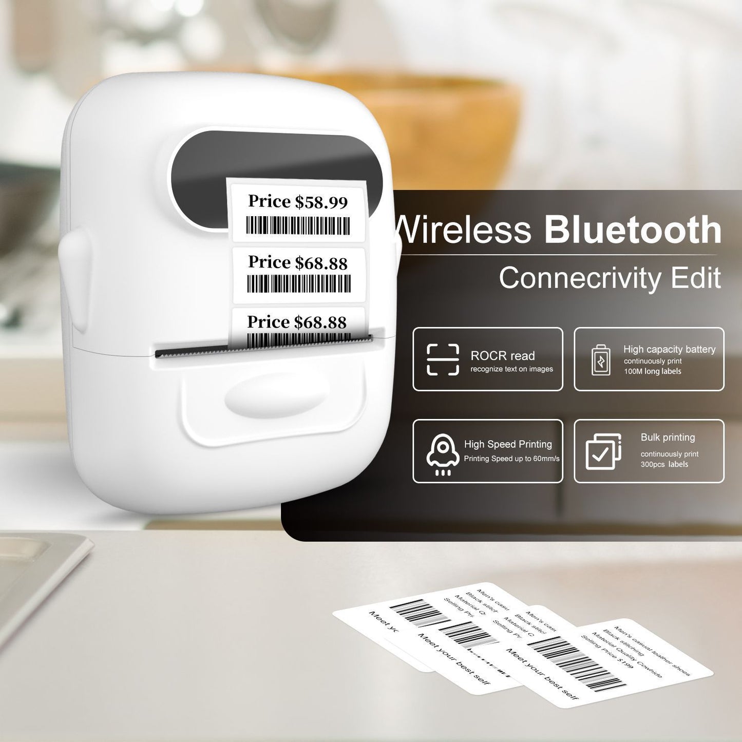 Mini P50 Barcode Label Printer For Home And Business