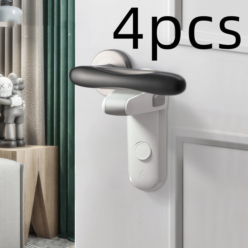 Powerful Door Lever Lock Opening Artifact Anti-pet. Easy To Install with High Strength Material.