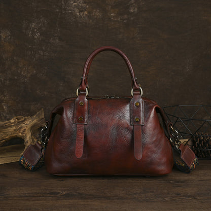 Traveling Leather Handbag for Women