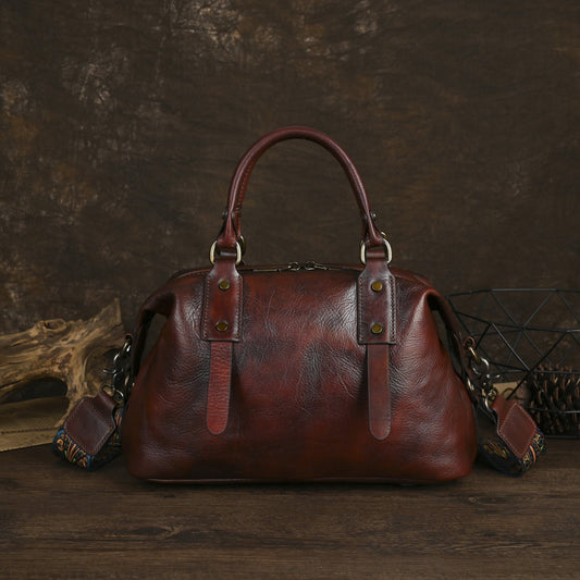 Traveling Leather Handbag for Women