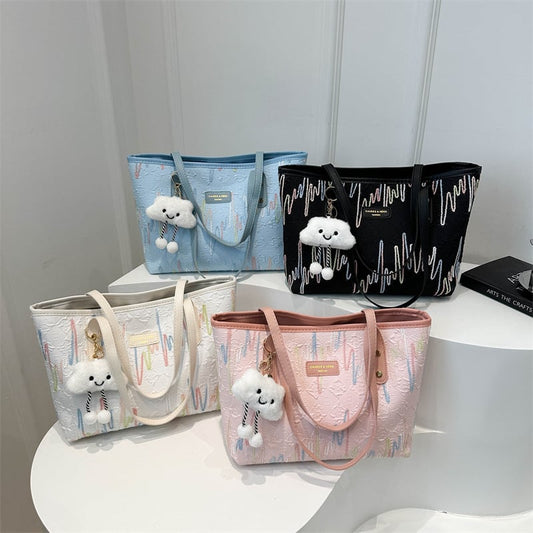 Cute texture pendant shoulder bag