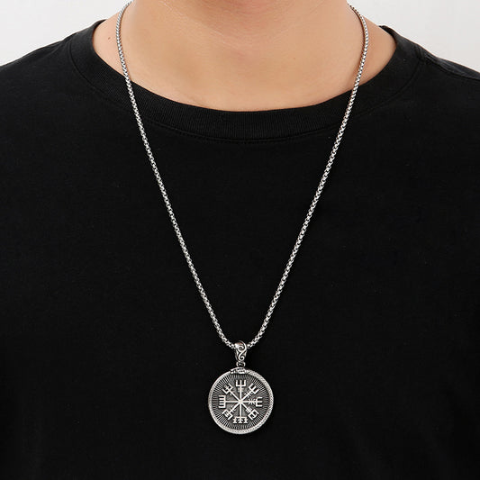 Stainless Steel Pendant Vintage Cult Necklace