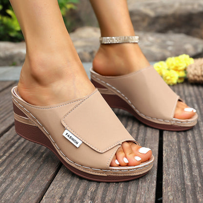 Comfortable Wedge Thick Bottom Slippers