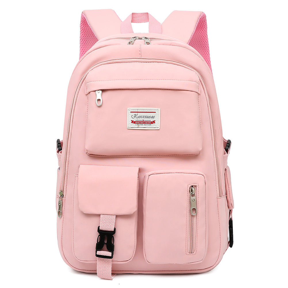 Women's Fashion Simple PU Leather Backpack