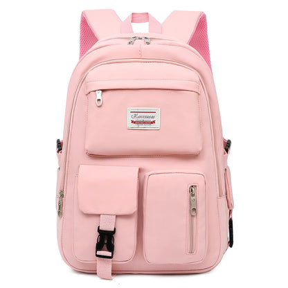 Women's Fashion Simple PU Leather Backpack