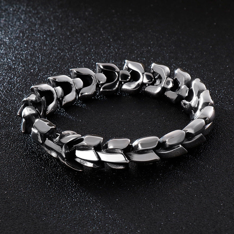 Metallic Men's chain bracelet
