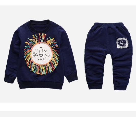 Casual sportswear two-piece suit for Boy and Girl.