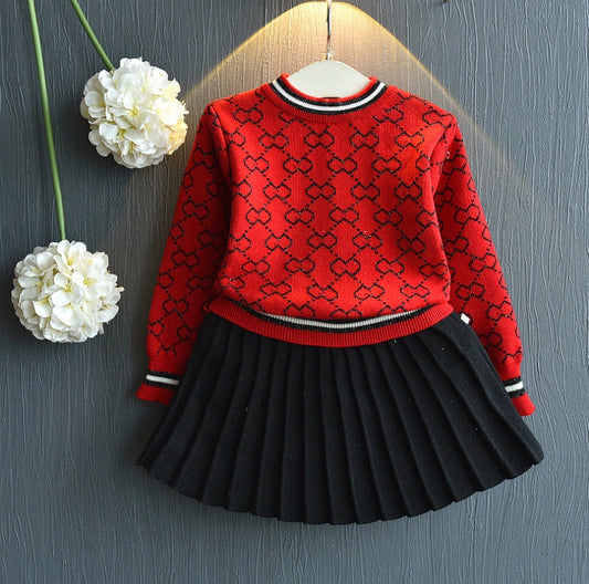 Classy Sweater and skirt For Model girl