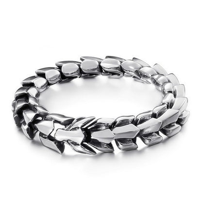 Metallic Men's chain bracelet