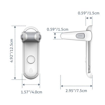Powerful Door Lever Lock Opening Artifact Anti-pet. Easy To Install with High Strength Material.