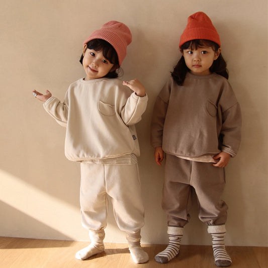 Cotton Sweater Suit Baby Sportswear