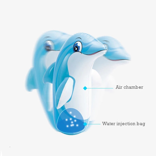 Punching 3D Inflatable Dinasaur Toys for Children Interactive Big Tumbler Toy Kid