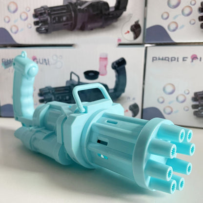 Automatic Bubble Gun Toys for Kids Plastic Machine Gun Toy