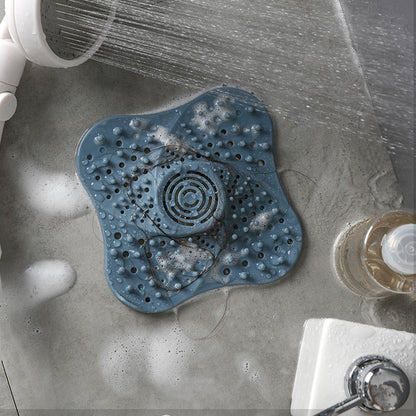 Anti-blocking With Suction Cup Anti-skid Fixed Sink Sewer Hair Filter