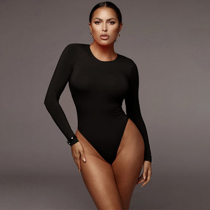 Long-Sleeved Bottoming Bodysuit for Autumn and Winter