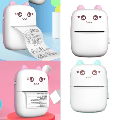 Mini Bluetooth and WiFi Printer Mobile Hot Print Pocket Student Error Label Printer