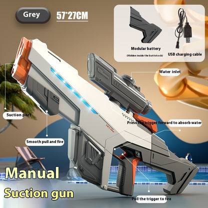 MX16 Long Range Water Gun Toy One-click Water Absorption Large Capacity Technology