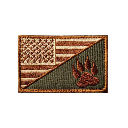 K9 Military Dog Rescue Dog Embroidered Velcro Badge