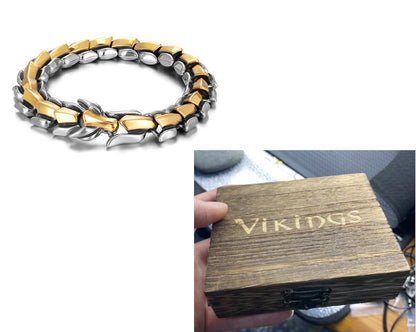 Metallic Men's chain bracelet