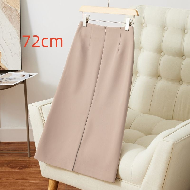 Mid-length Summer Versatile Straight Skirt