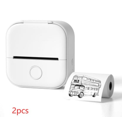 Mini Portable Thermal Label Printer Bluetooth-compatible Mini Photo Label Printer Price Tag