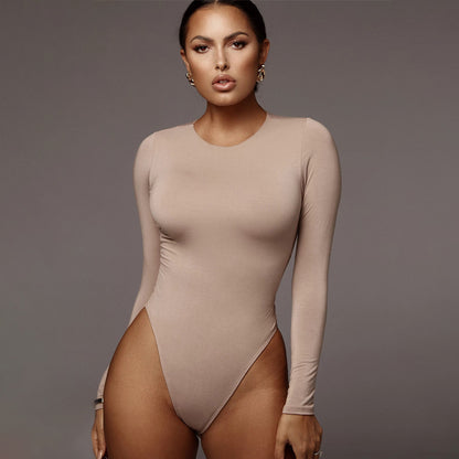 Long-Sleeved Bottoming Bodysuit for Autumn and Winter
