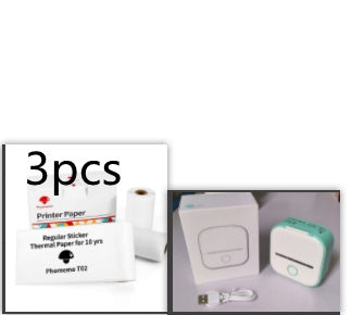 Mini Portable Thermal Label Printer Bluetooth-compatible Mini Photo Label Printer Price Tag