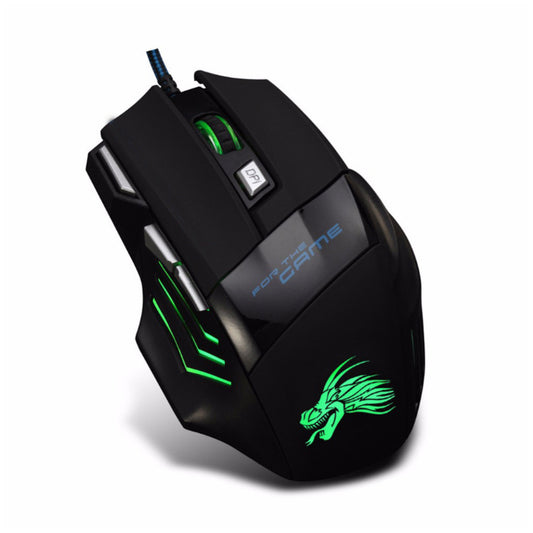Battlegrounds 7-key Colorful Breathing Light E-sports Gaming Mouse
