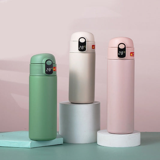 Stainless Steel Insulation Water Bottle with Straw