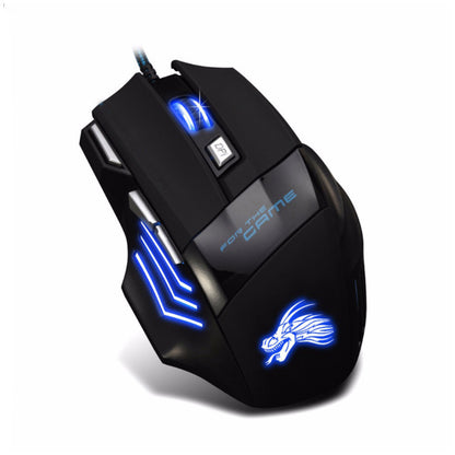 Battlegrounds 7-key Colorful Breathing Light E-sports Gaming Mouse