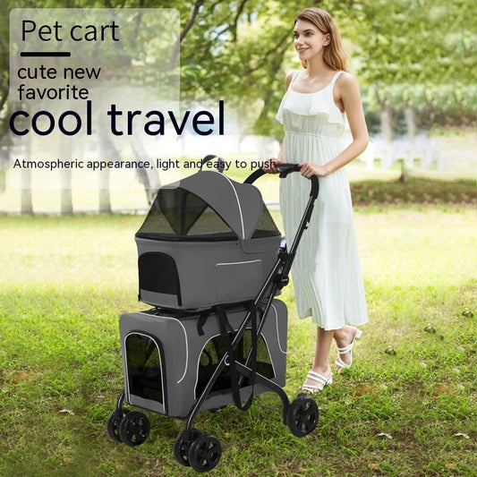 Dog & Cat Lightweight Folding Trolley