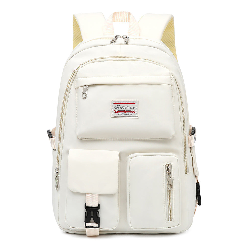 Women's Fashion Simple PU Leather Backpack
