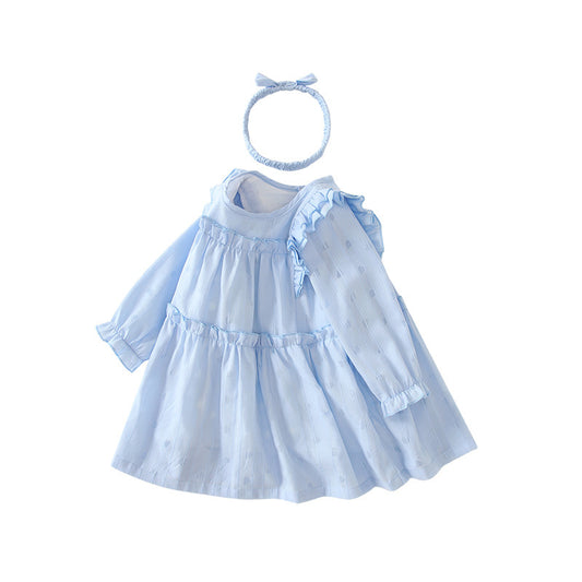 Fall New Patchwork Girls Fashion Children's Skirt