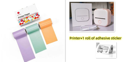 Mini Portable Thermal Label Printer Bluetooth-compatible Mini Photo Label Printer Price Tag