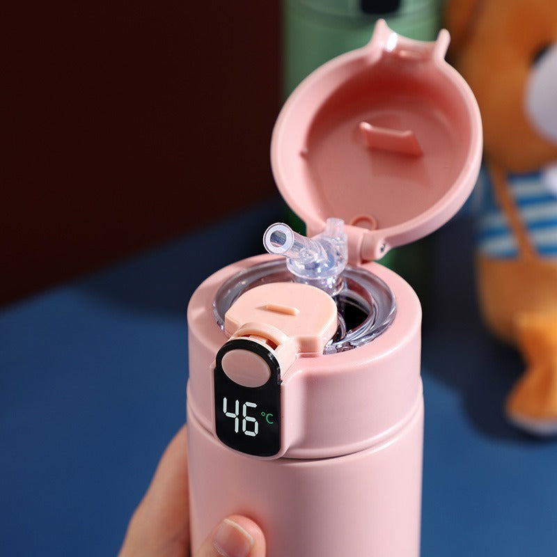 Stainless Steel Insulation Water Bottle with Straw