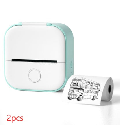 Mini Portable Thermal Label Printer Bluetooth-compatible Mini Photo Label Printer Price Tag