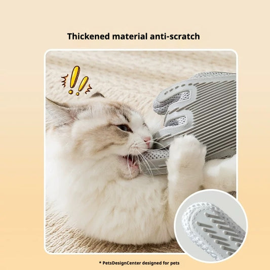 Cat & Dog Hair Removal Gloves with Massage Combs, Special Pet Hair Removal Brushes