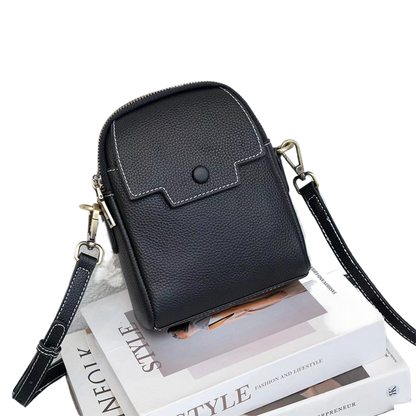 Women's Mobile Phone Bag Women's Crossbody 2024 New Small Bag Niche Shoulder Bag Creative Mini Niche Genuine Leather Women's Bag