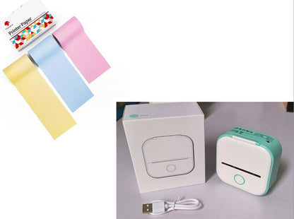 Mini Portable Thermal Label Printer Bluetooth-compatible Mini Photo Label Printer Price Tag