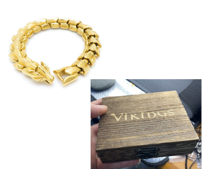 Metallic Men's chain bracelet