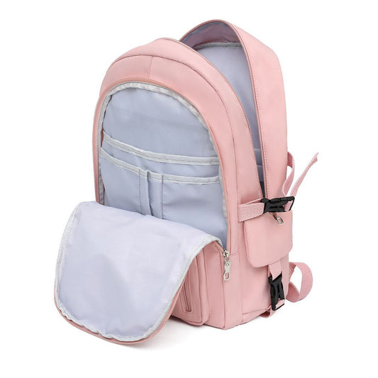 Women's Fashion Simple PU Leather Backpack