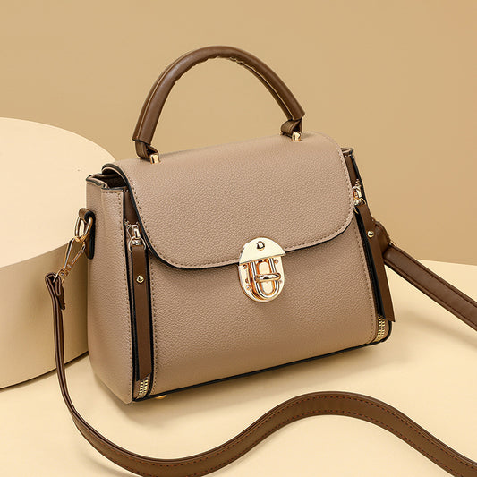 Classic crossbody bag with a lock