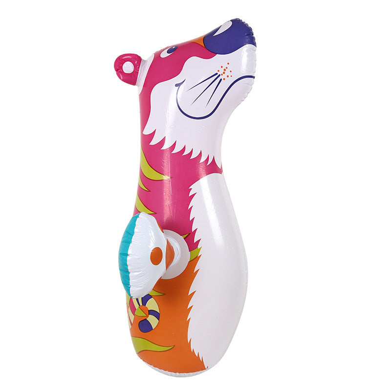Punching 3D Inflatable Dinasaur Toys for Children Interactive Big Tumbler Toy Kid