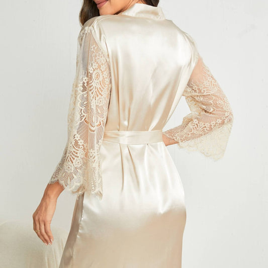 Silk Sexy Home Nightdress Nightgown Women
