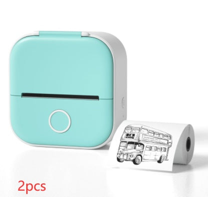 Mini Portable Thermal Label Printer Bluetooth-compatible Mini Photo Label Printer Price Tag